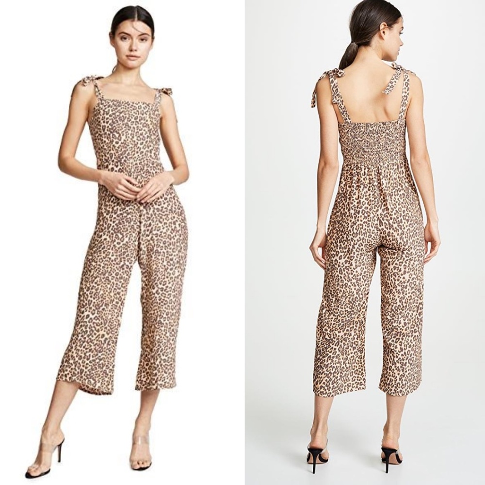 FAITHFULL THE BRAND Elsa jumpsuit animal print